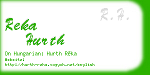 reka hurth business card